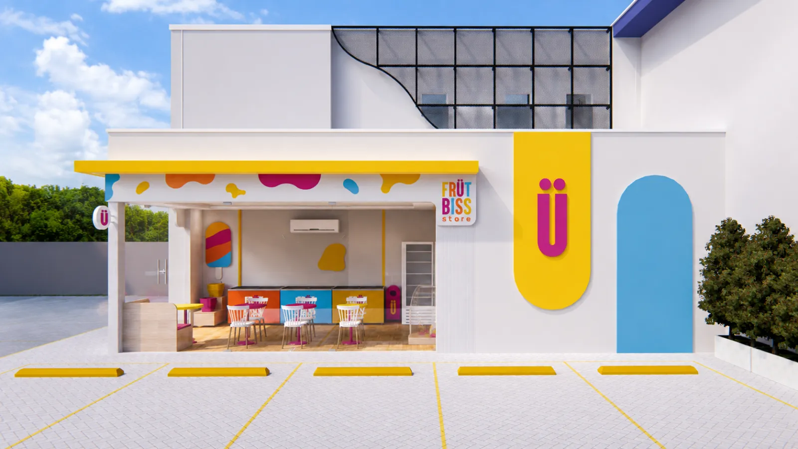 Projeto da primeira franquia FrutBiss, em Quixadá/CE